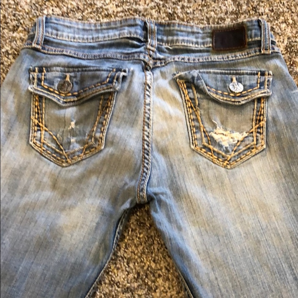 Well loved Bukle Jeans